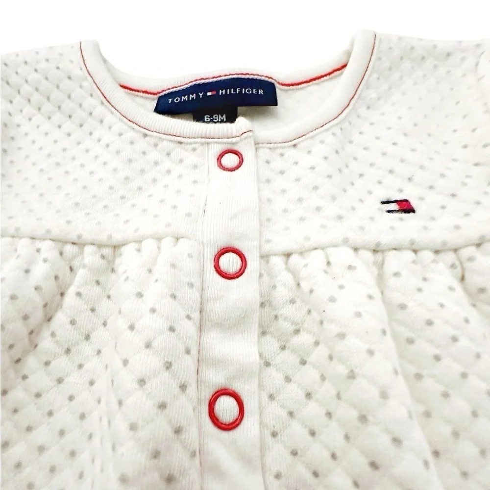 Tommy Hilfiger | Quilted Long Sleeve Romper (6-9 mos)